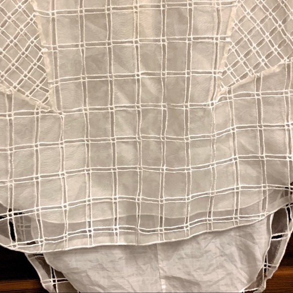 Rag & Bone Adeline Silk Grid Sleeveless Blouse - Picture 6 of 9